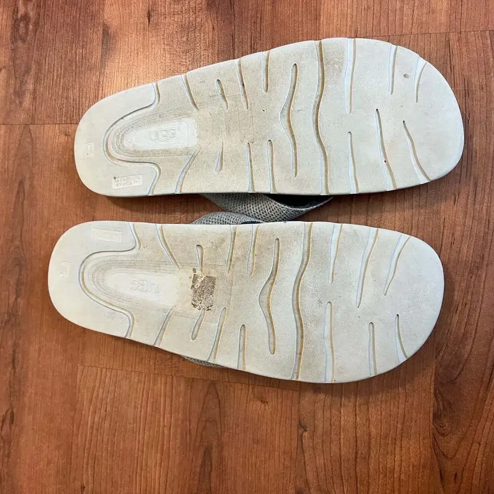 UGG Tenoch Hyperweave Flip Flop Sandals Gray Men's Size 11